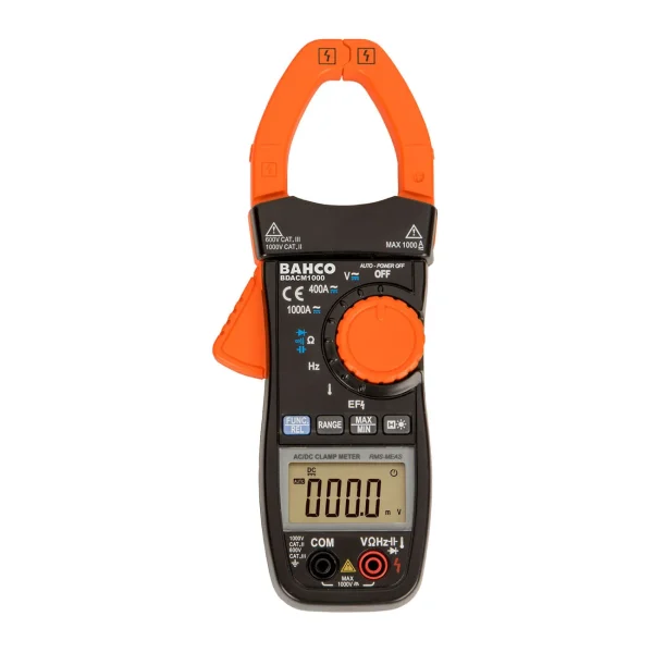 PINZA AMPERIMETRICA DIGITAL TRUE RMS 1000A #BDACM1000 BAHCO