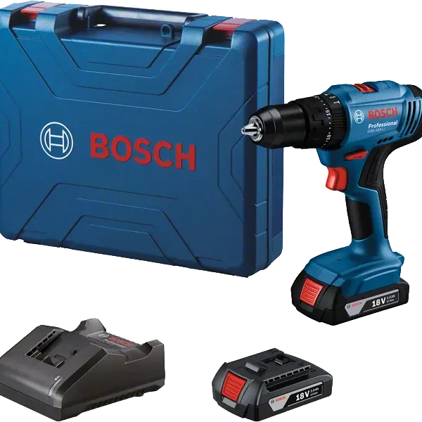 TALADRO ATORNILLADOR / PERCUTOR 18V 2 BAT 2.0 Ah + CARG GSB 183-LI BOSCH